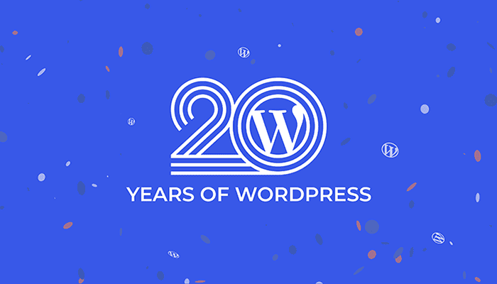 wordpress 20 years
